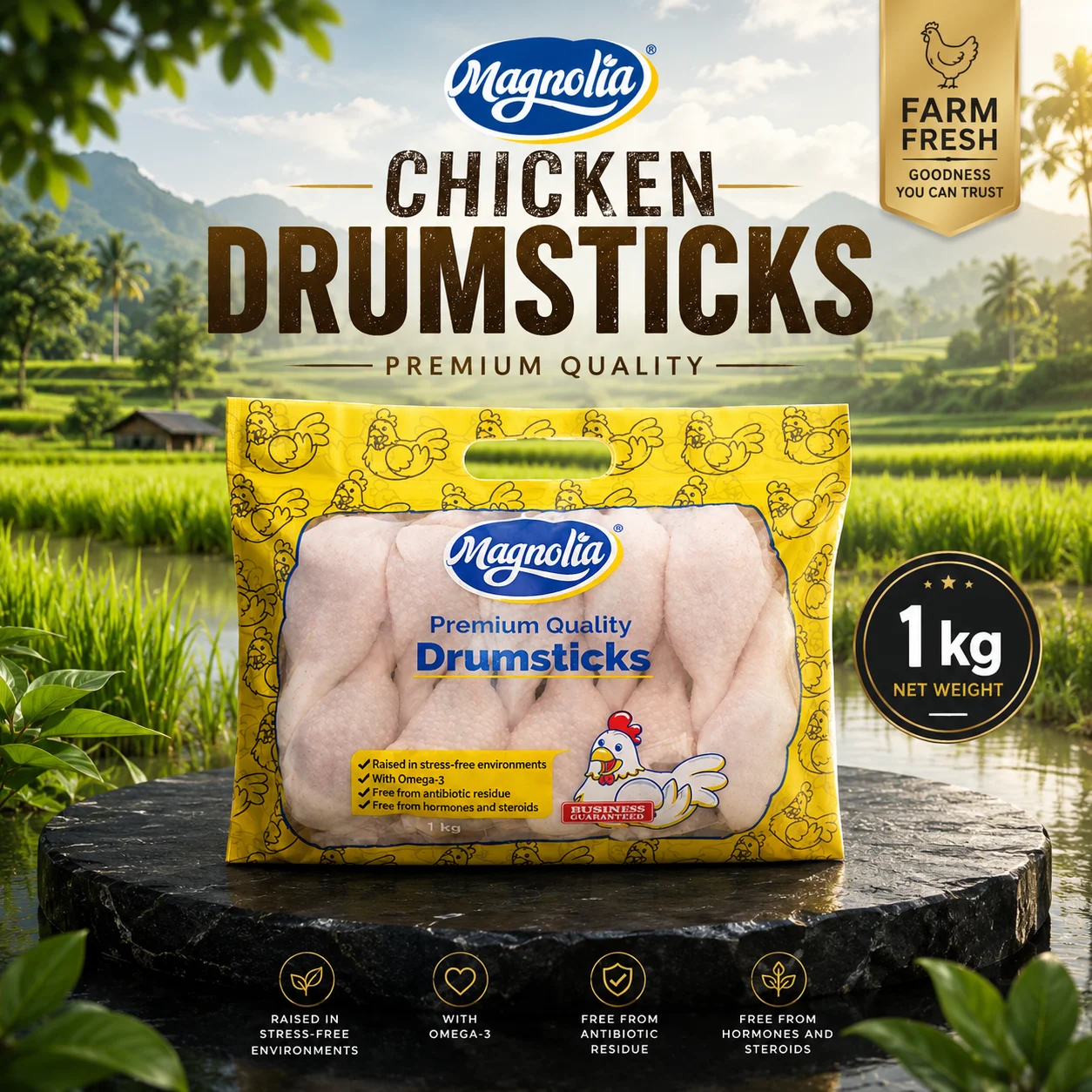Magnolia Chicken Drumstick approx 1kg