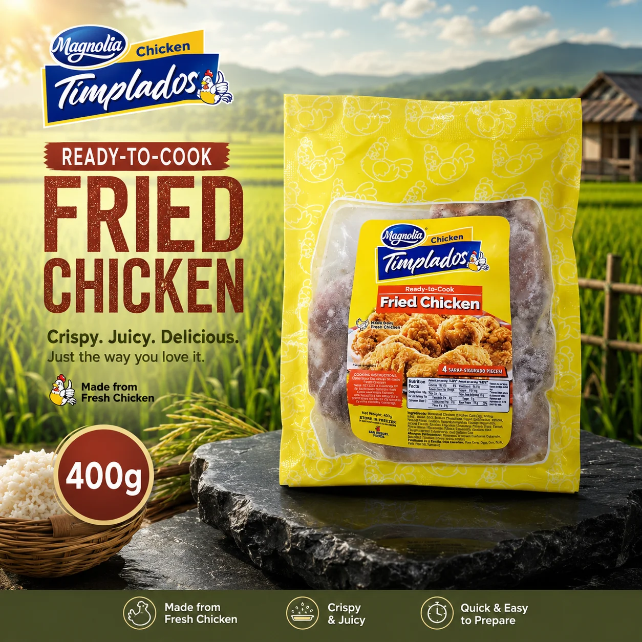 Magnolia Fried Chicken 400g